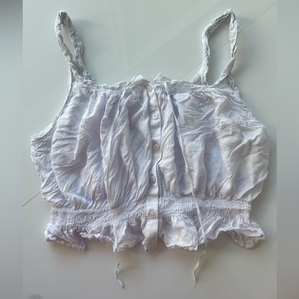 NWOT ARITZIA Wilfred Sleeveless Button-Up Top